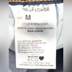 Wallflower M Blue Denim Shortalls Overalls Size 8 Photo 9