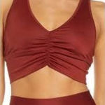 Alo Yoga  Wild Thing Bra Size Small In Cranberry Red Photo 0