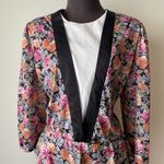 Whirlaway sz L Vintage floral print skirt one piece suit Pink Size L Photo 1