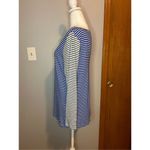 Vineyard Vines  Striped T-Shirt Long Sleeve Boat Neck Blue &‎ White Casual Top Photo 2