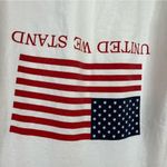 Gildan | United We Stand American Flag White Ultra Cotton Heavyweight Tee XL Photo 2