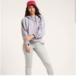 Ivy Park  Perforated Panel Hooded Jacket‎ Grey Size XS Photo 1