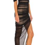 Revolve Nookie Dita Mesh Gown in Black Photo 3