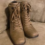 Crown Vintage Holliss Lace Up Ankle Boots | Booties Tan Size 7 Photo 2