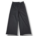 Rag and Bone Serena Wide Leg Crop Jeans 27 Black High Waist Minimalist EUC Stretch Photo 3