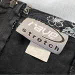 Rave Women's Y2K Black Knee Length Skirt Floral Print Stretch 9 Size undefined Photo 2