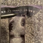 Marc by Marc Jacobs , Grey Turtleneck wool Sweater w/Gold Flecks, snap up back SM Photo 9