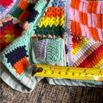 Farm Rio NWT Mixed Crochet Denim Shorts Size 23 Photo 5