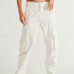 Levi's  Loose Cargo Utility Jeans in Ecru Cream Photo 3