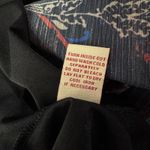 Reba Medium Midi Dress Paisley Long Balloon Sleeve Embroidered Lined Tasseled Black Photo 11