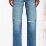 Slvrlake London Jeans SZ 27 NWT Shakedown Straight Leg Distress Denim High Waist Blue Photo 0
