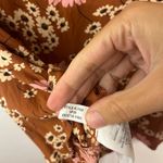 Madewell  Novel Tie-Front Top in Hillside Daisies Size Small Photo 5