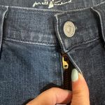 7 For All Mankind Blue Straight Leg Classic Cotton Blend Denim Jeans Women Sz 27 Photo 5