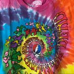 Urban Outfitters UO Liquid Blue Grateful Dead Bears Tie-Dye Tee Photo 5