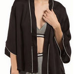 Volcom New.  black kimono top. Small. Retails $129 Photo 0