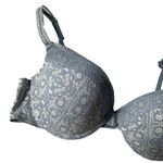 Lucky Brand Blue Floral Lace Trim Wired Bra Women's Size 36C | 52-7 Photo 2