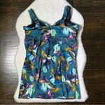 NWOT Swimsuits For All Palm Leaf Twist Front V Photo 3