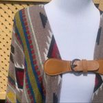 Sweet Claire  Aztec Kimono Wrap Poncho Sweater One Size Photo 1