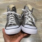 Converse  All Star Silver Sneakers Shoes Size Women’s 10 Photo 13
