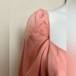 superdown NWT REVOLVE Khloe Peachy Pink Ruffle Tie Waist Flare Sleeve Dress S Photo 4
