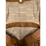 Christopher Kon Mustard Woven Leather Hobo Bag Fringe Detail Shoulder Bag Orange Photo 2