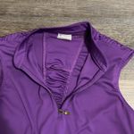Greg Norman Purple 2Below Sleeveless Golf Athletic 1/4 zip Tank Top Size L Photo 7