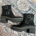 BOC by Born Monika Platform Moto Boots Size 7 Black Photo 6