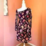 Flynn Skye boho floral mini dress with one shoulder and tie detail NWT SZ SM Photo 1