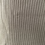 Good American  Dress Plaited Midi Sleeveless Ribbed Knit  Warm Caramel Beige Photo 1