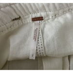 Free People Skirt Womens 2 White Braided Baby Mini Skirt Neutral Minimalist Photo 4