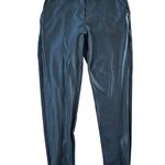Lululemon Shine Trousers Size 4 Black Luon Pants Womens Pull On Faux Fly Pockets Photo 1