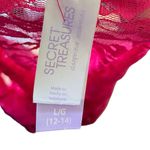 secret treasures Pink Black Sheer Barbie Romantic Lace Lingerie Mini Slip Dress Photo 4