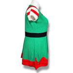 Holiday Time Womens Christmas Elf Fit and Flare Sweater Dress Festive Sequin XL Photo 2