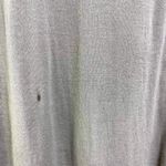 Theory  Gray Wool Silk Long Sleeve Boatneck Knit Mini Dress Photo 5