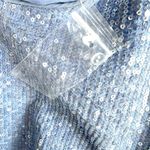 Endless Rose Blue Sequin Voluminous Crop Puff Top Sz S Taylor Swift Endless Tour Photo 8