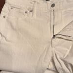 J Crew Factory Mid Rise Flare crop jean stretch seashell white Size 31P NWT Photo 6