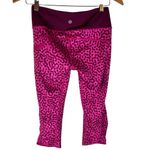 Lululemon  Size 6 Ace Spot Jeweled Magenta Dashing Pink Top Speed Crop Leggings Photo 1