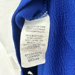 Uk2la  Womens Size Small Strapless Short Romper Blue Metal Plate Pleated Photo 5