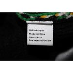 Nine West Womens  Black Yellow Purple Cream Orange Green Crew Neck Sweater Size M Photo 3