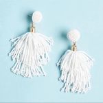 Anthropologie NWT  Panacea White Beaded
Earrings Photo 7