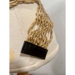 None NWOT Womens Boho Hippie Woven Coconut shell Jute Rope Wide Belt One size Photo 5