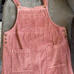 Corduroy Overall Dress Pink Size L Photo 1