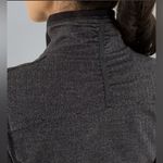 Lululemon base runner 1/2 zip black herringbone pattern heathered jacket Photo 4