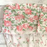 Women’s L/G Kimono Nightgown Sleep Dress Pajamas White Pink Flowers Print Large Photo 2