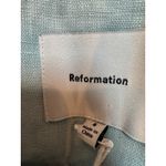 Reformation  Phillipa Linen Dress - Aquamarine - Size 4 (new) Photo 5