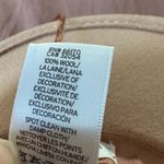 Anthropologie  100% Wool Felt Hat Fedora Adjustable in Taupe Brown Photo 5