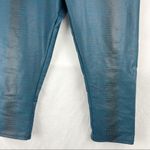 Onzie  Fiji Teal Snake Print Crop Leggings Photo 2
