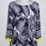 Jessica Howard Navy Leaf Shift Dress Size 14 Wedding Guest Dress Photo 3