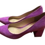 Marc Fisher LTD Zala Block Heel Pointy Toe Suede Pumps Size 7.5 Photo 1