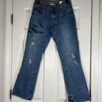 CCS Men’s 100% Cotton Graphic Distressed Straight Leg Skateboarding Jeans Sz 30 Blue Photo 0